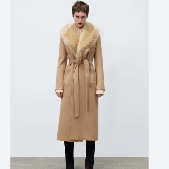 MANTECO ZARA WOOL BLEND COAT PREMIUM QUALITY - Picture 6 of 12